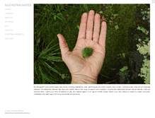 Tablet Screenshot of juliepoitrassantos.com